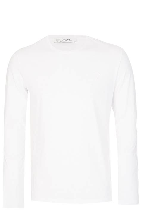 versace white t shirts|Versace long sleeve shirt.